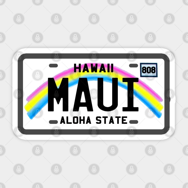 Maui Aloha State Sticker by Aloha Designs